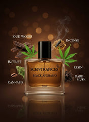 SCENTRANCES Black Afghano Eau De Parfum - Intense Oud & Incense Fragrance - 50ml